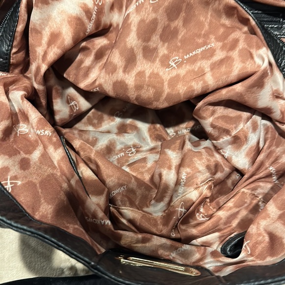 B Makowsky leather bag 17x13x4 - Picture 4 of 14